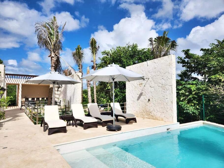3 Bedroom Luxury Condo Next To Beach & Pools, Ac And Internet Akumal Exterior photo
